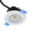 white CCT fire-rated LED downlight