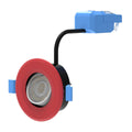 red tilt downlight