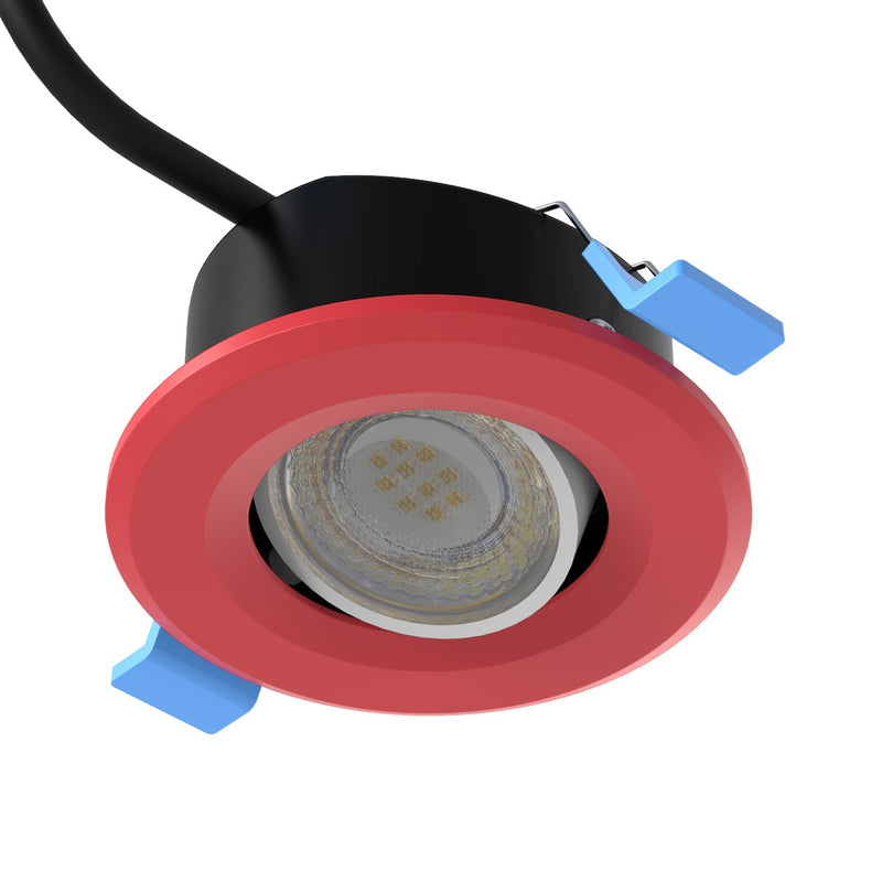 red tilt downlight