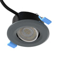 charcoal grey tilt downlight