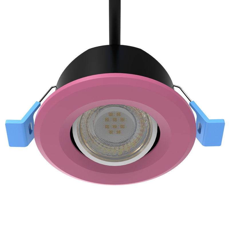 pink tilt downlight