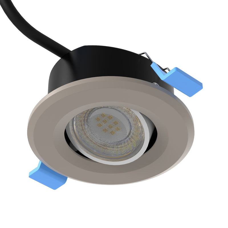 light grey tilt downlight