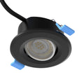 black tilt downlight