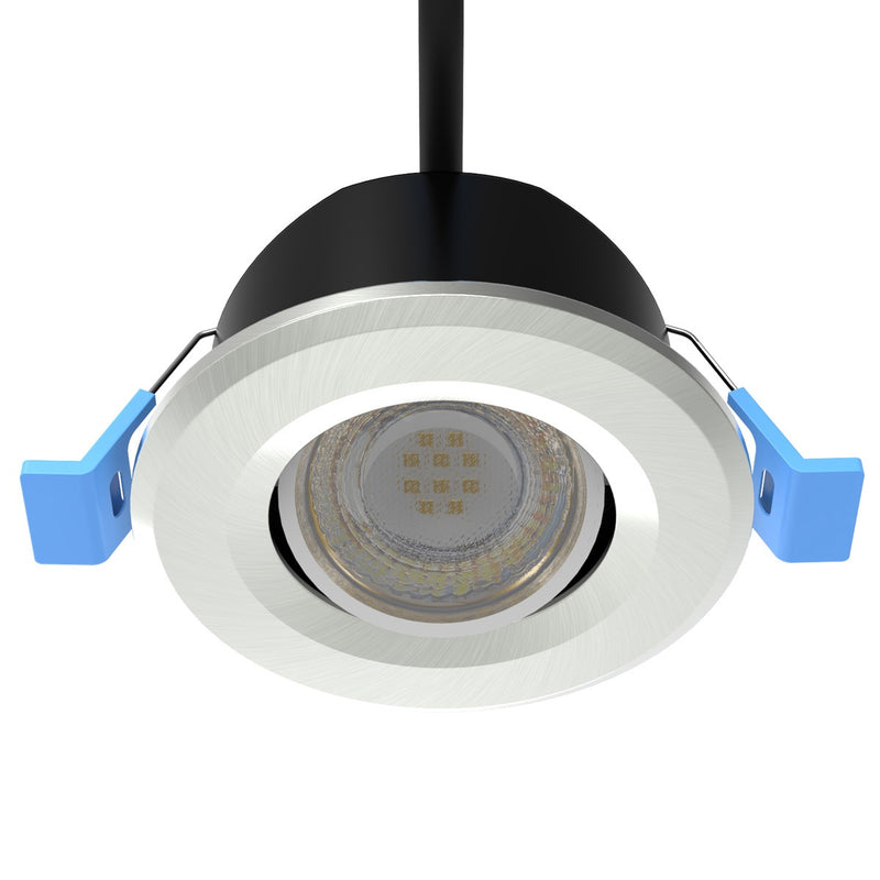 satin nickel tilt downlight