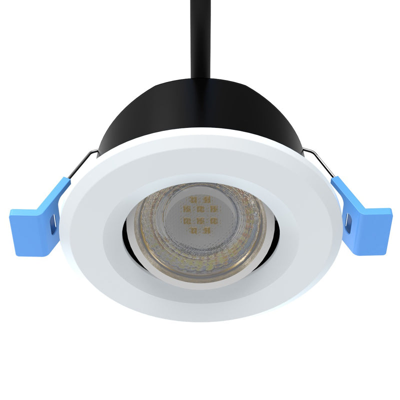 white tilt downlight