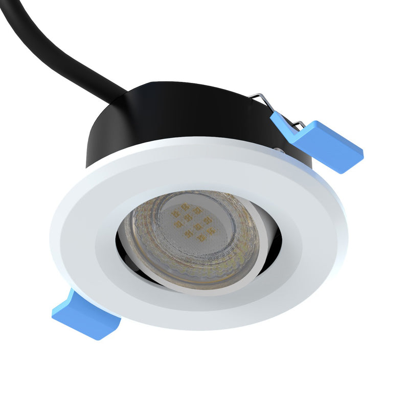 white tilt downlight