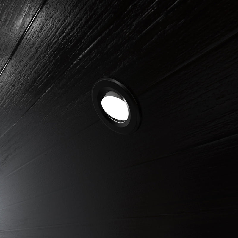 mounted black CCT tilt LED downlight