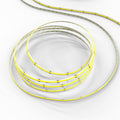 top shot of a switched off COB LED strip