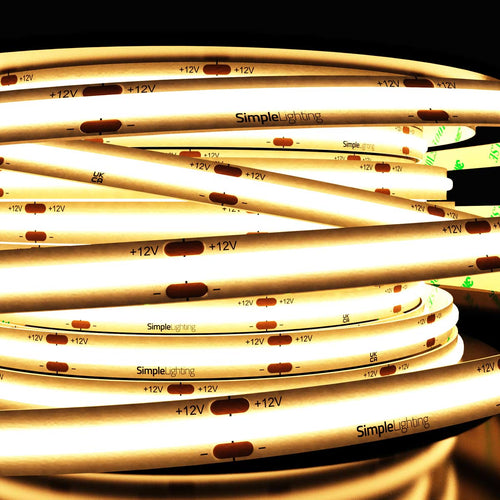 warm white COB LED strip