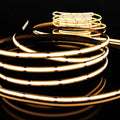 full shot of a warm white COB LED strip