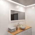 vanity with natural LED COB strip lights