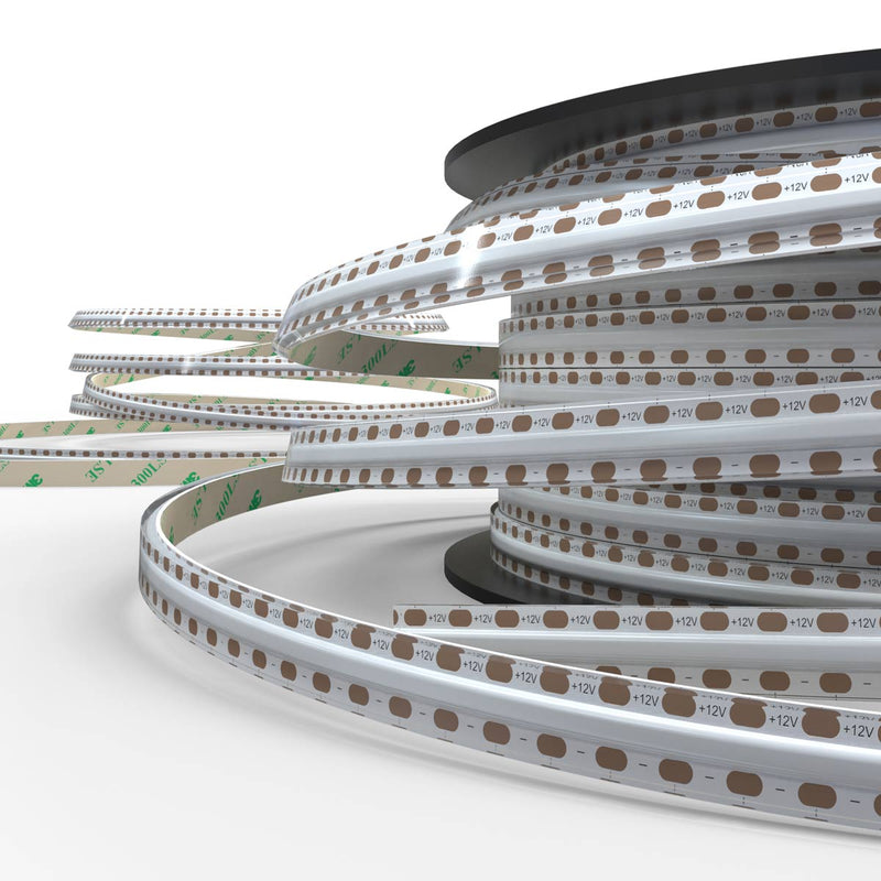 switched off natural LED COB strip light