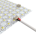 LED sheet with an attached wire