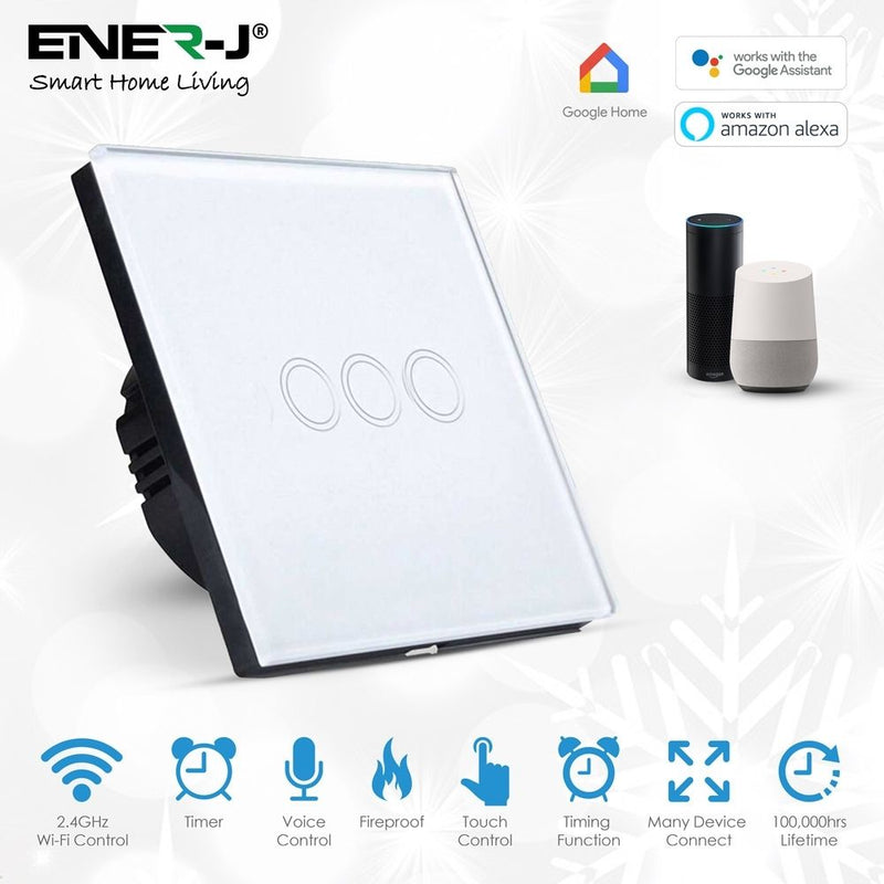 3 gang smart touch switch