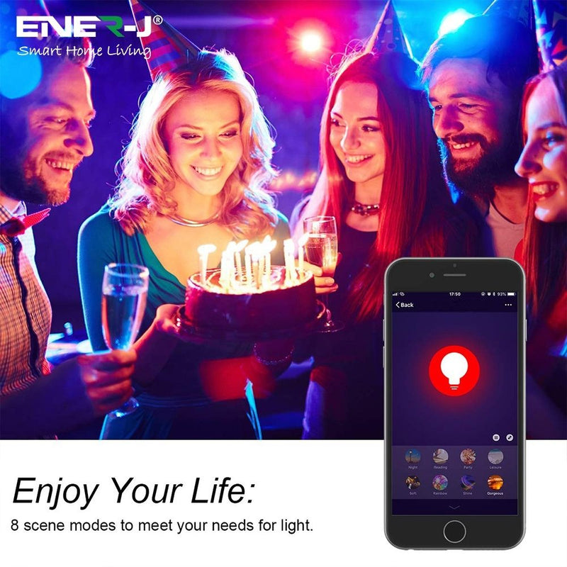 9W Smart WiFi Colour Changing LED Bulb with 8 scene mode