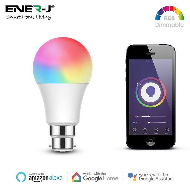 9W Smart WiFi Colour Changing LED Bulb with connection compatibility