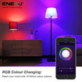 Smart WiFi 9W Colour Changing LED Bulb with smartphone controls