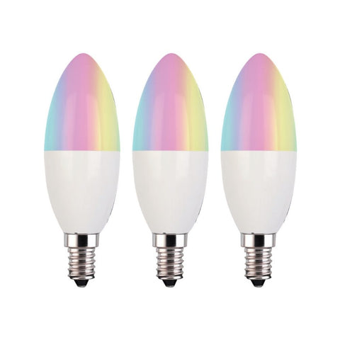 3 candle LED smart bulb