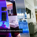 different applications of a smart LED candle bulb