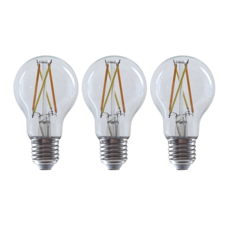 3 globe filament LED smart bulbs