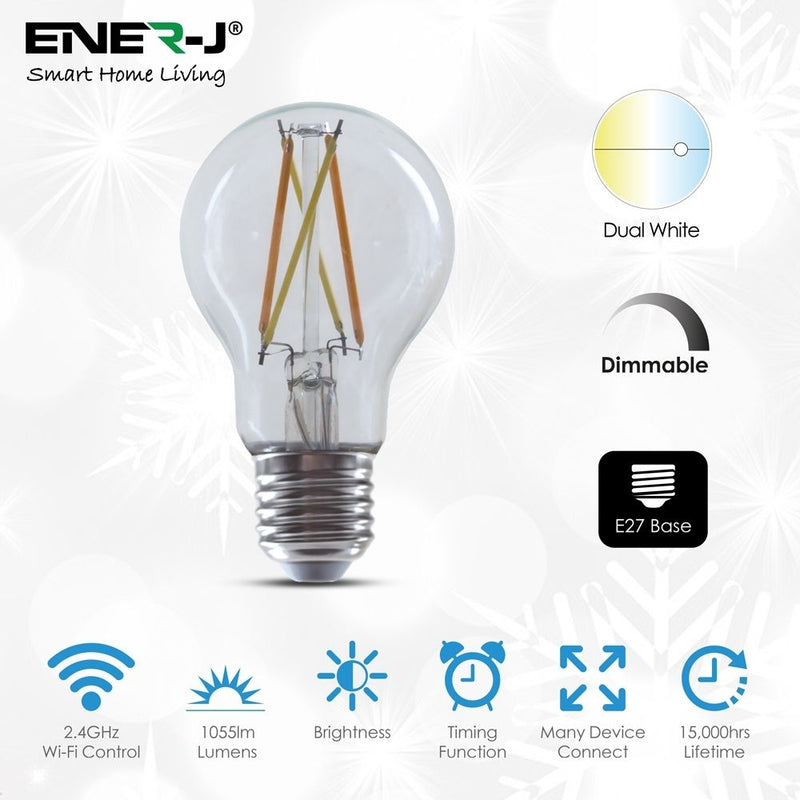 globe filament LED smart bulbs with tech specs