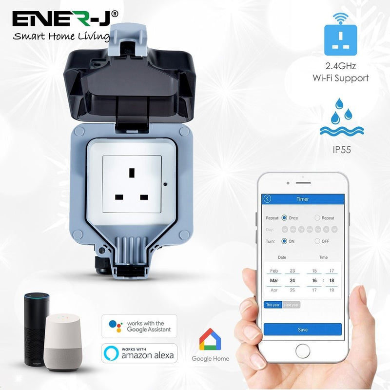 connectivity details of a smart socket with lid