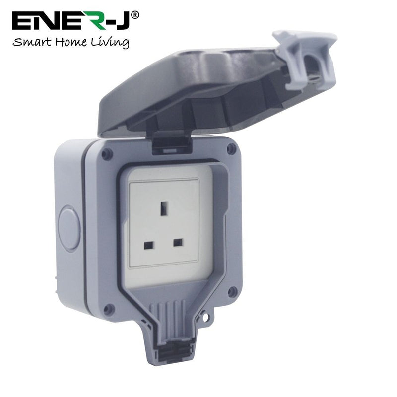side of a smart socket with lid