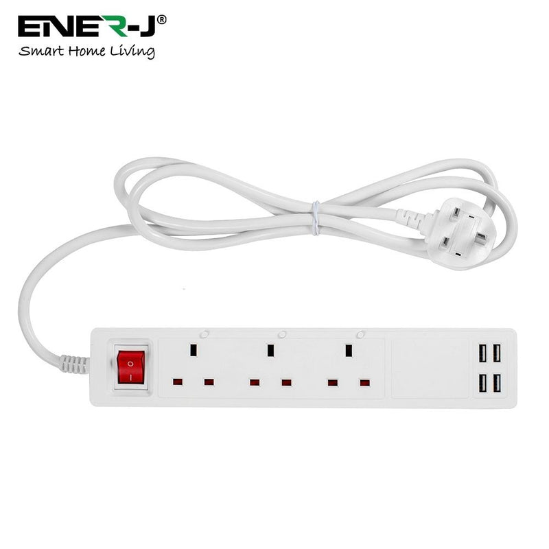 top view of a smart power strip
