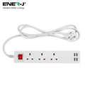 top view of a smart power strip 