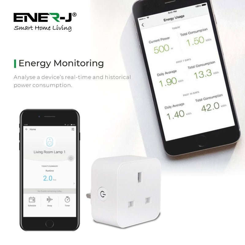 smart plug socket with a smartphone