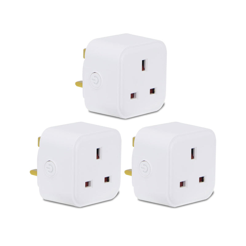 Pack of 3 Smart 13A Mini Square Plugs