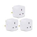 Pack of 3 Smart 13A Mini Square Plugs