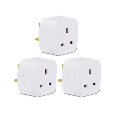 Pack of 3 Smart 13A Mini Square Plugs
