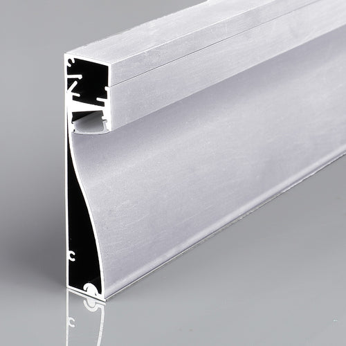 silver LED skirting profile