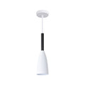 white cone LED pendant light