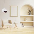 Installed White Half Sphere LED Pendant Light