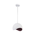 White Half Sphere LED Pendant Light