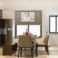 Mounted Cone-Shaped Ceiling Pendant Light with a White Finish 