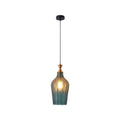 Elongated Glass Ceiling Pendant Light
