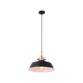 Industrial Dome Black Pendant Lights