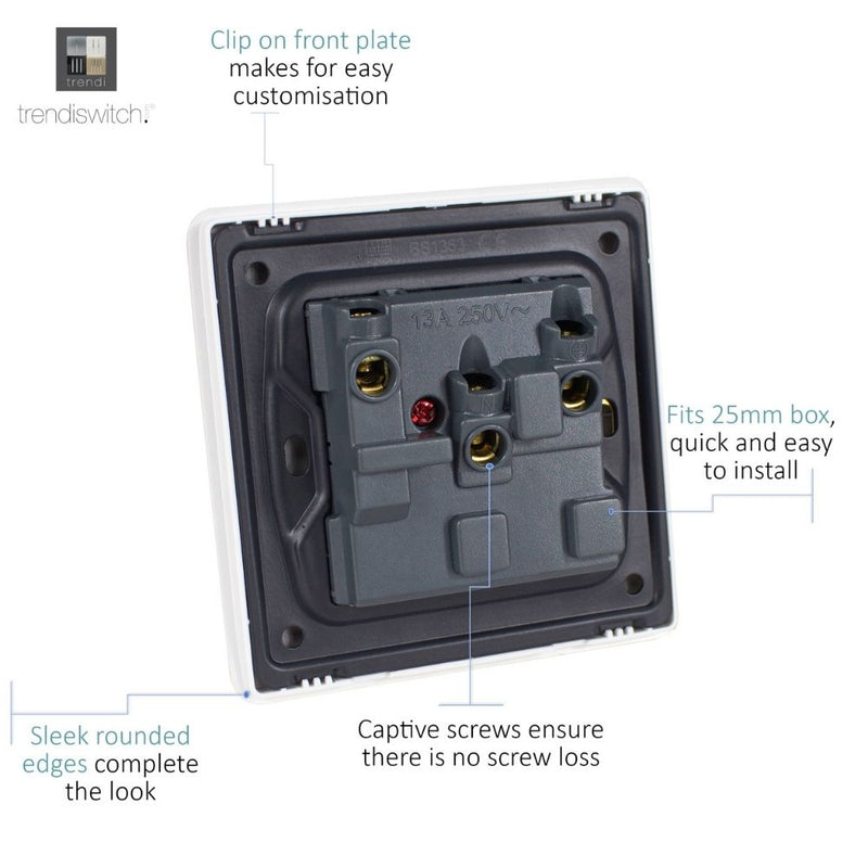 back of a switch socket with details