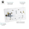 back of a switch socket with details