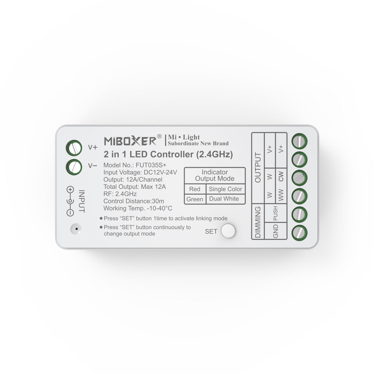4 Zone LED Dimmer Module, 12-24v DC For Low Voltage Lights