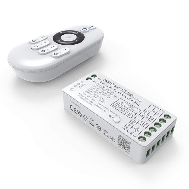 Colour Adjustable Remote Control/Receiver - 4 Channel