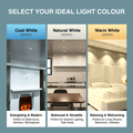 Fire Rated GU10 Downlights - Infographics - Colour Temperature Options