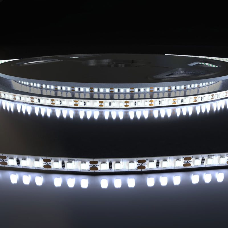 10w Cool White LED Tape - 120 LEDs P/M - 6000K
