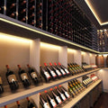 wine cellar with warm white light