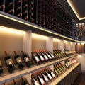 cellar with warm white strip