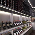 wine cellar with natural white light