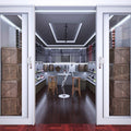 cellar with cool white light